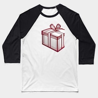 Elegant Gift Box Illustration No. 1022 Baseball T-Shirt